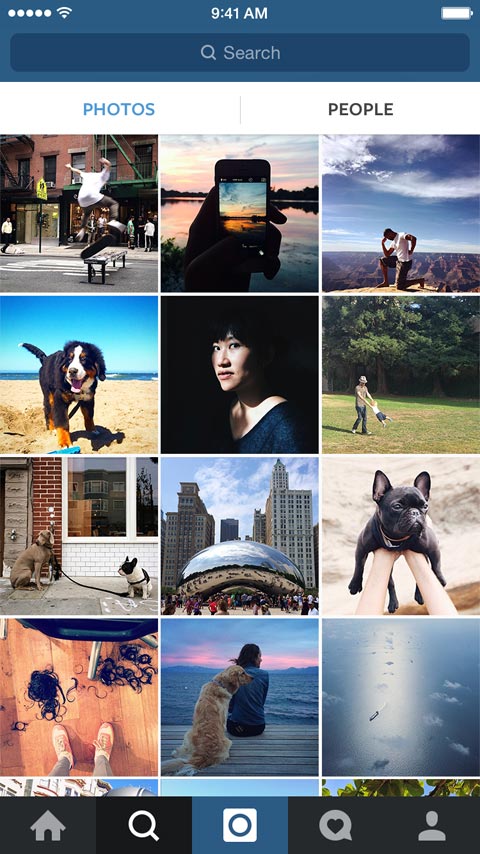 Instagram feed preview